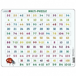 Обучающий пазл Умножение (Larsen, AR1k)